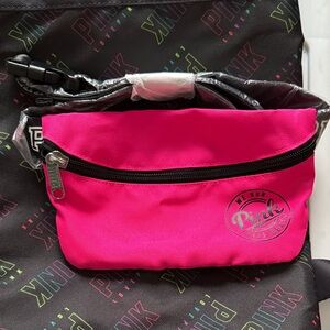 PINK Victoria's Secret Hot Pink Mini Waist Bag